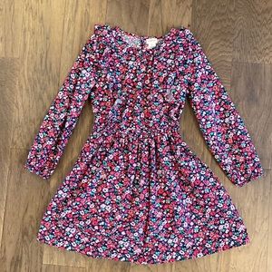 Crewcuts Floral Long Sleeve Dress